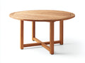 Table de jardin - Bois - 118x118x75 cm - Bois miel - Style classique