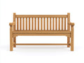 Banc de jardin - Bois - 162x63x91 cm - Bois miel naturel - Traditionnel
