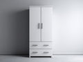 Armoire - Bois - 88x52x188 cm - Blanc - Style minimaliste