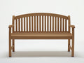 Banc de jardin - Bois - 162x64x93 cm - Brun naturel - Style traditionnel