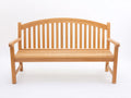 Banc de jardin - Bois - 163x65x92 cm - Bois naturel - Style classique