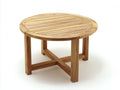 Table de jardin - Bois - 108x108x75 cm - Bois naturel - Style classique