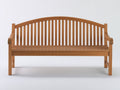 Banc de jardin - Bois - 168x66x94 cm - Brun naturel - Style classique